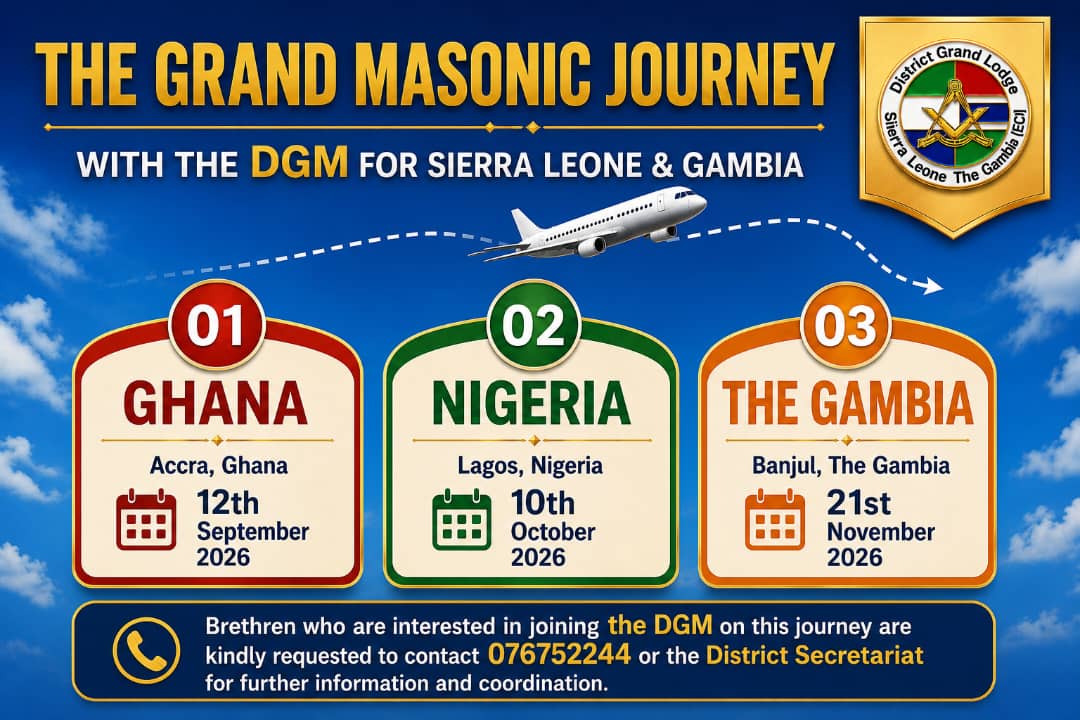 The Grand Masonic Journey 2026: Strengthening Brotherhood Across West Africa