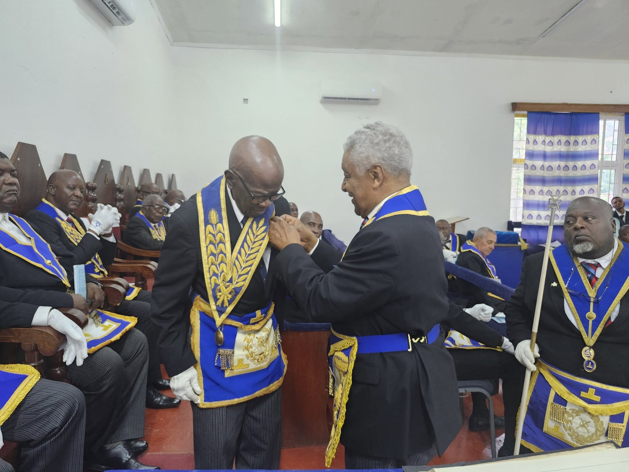 W.Bro. Ivan D.A. Caroll Honoured with 50-Years Golden Anniversary Celebration