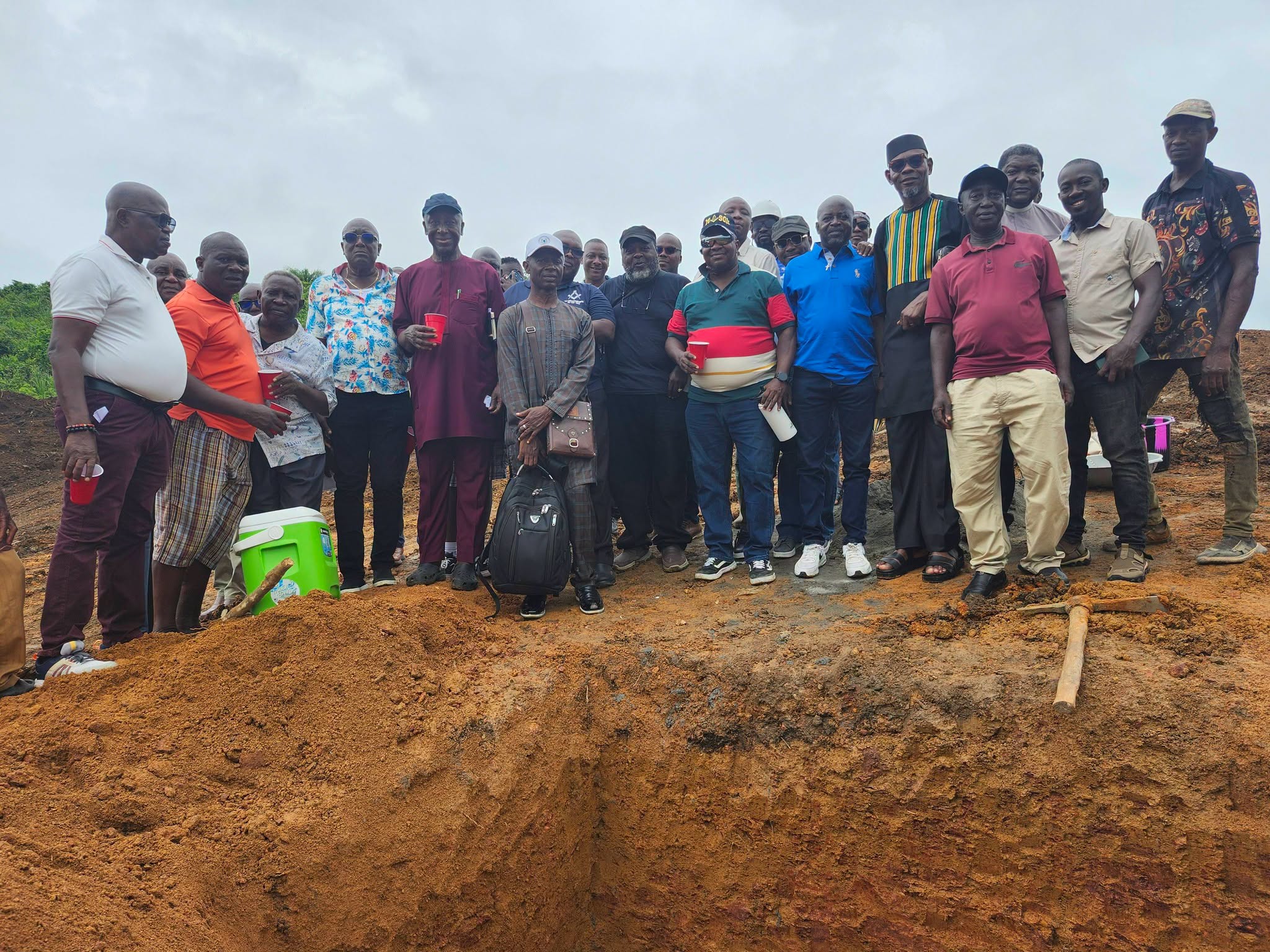 TURNING OF THE SOD AND LAYING OF THE FOUNDATION STONE CEREMONY OF SEWA LODGE MASONIC TEMPLE